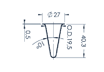 PBN-Tiegel C5-27/415-00-020