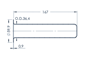 PBN Crucible 160-60/415-00-100