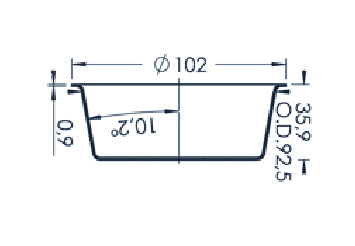 PBN-Tiegel 200-102/415-00-008