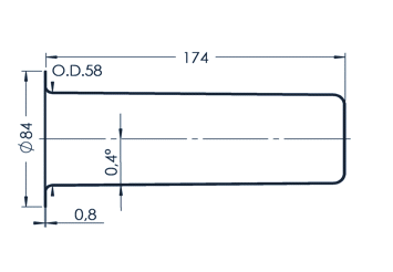 PBN Crucible 420-84/415-00-047