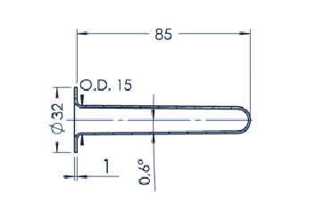 PBN Crucible 10-32/430-00-002