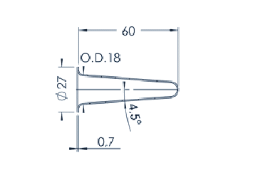 PBN Crucible C8-27/415-00-140