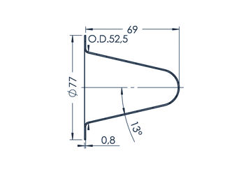 PBN Crucible C75-77/415-00-046