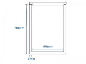 Bornitrid-Zylindertiegel (60mm D x 90mm H)