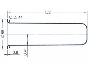 Standard MBE-Tiegel (PBN 200-58)