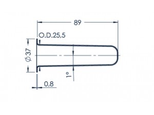 Standard MBE-Tiegel (PBN 35-37)