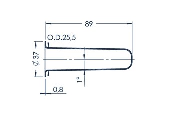 Standard MBE-Tiegel (PBN 35-37)