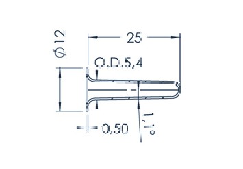 Standard MBE-Tiegel (PBN 1-12)