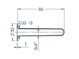 Standard MBE-Tiegel (PBN 10-32)