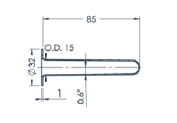 Standard MBE-Tiegel (PBN 10-32)