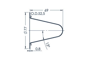 Standard MBE-Tiegel (PBN C75-77)